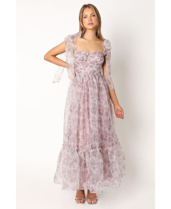 Petal and Pup レディース トップス ワンピース ミディ Petal and Pup Womens Floret Midi Dress Dark purple パープル