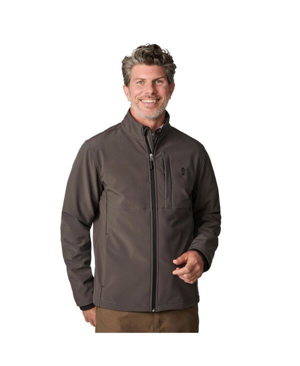フリー カントリー メンズ アウター ジャケット・ブルゾン Free Country Mens Lanier Super Softshell Jacket Mushroom
