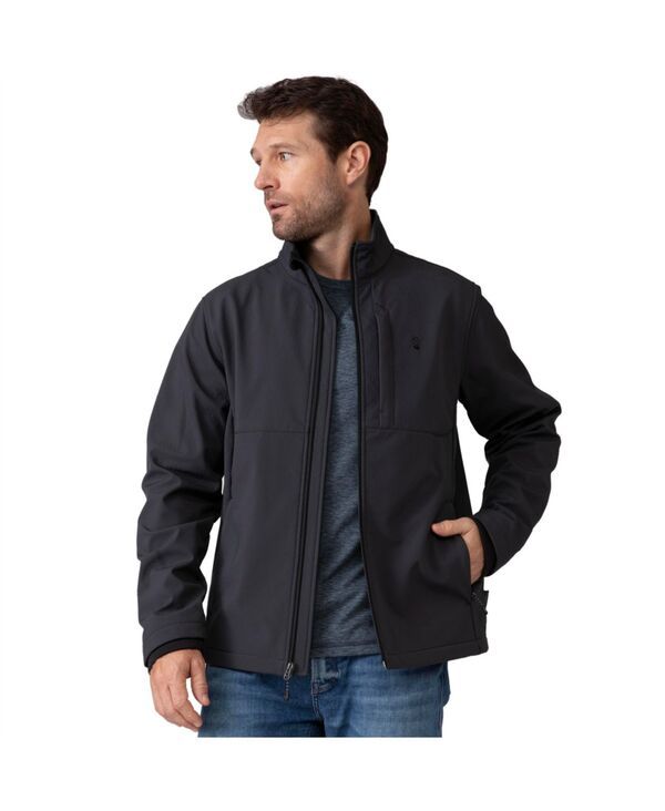 フリー カントリー メンズ アウター ジャケット・ブルゾン Free Country Mens Lanier Super Softshell Jacket Coal