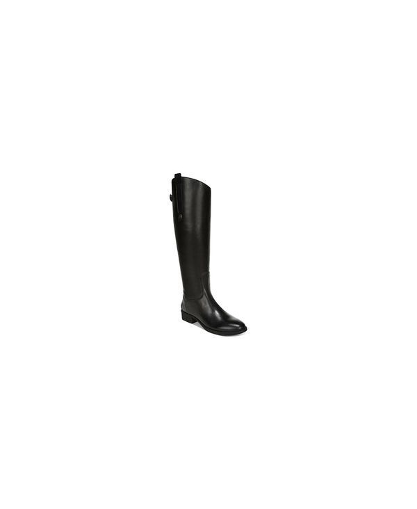 サムエデルマン レディース シューズ ブーツ・レインブーツ Sam Edelman Penny KneeHigh Riding Boots Black Leather ブラック