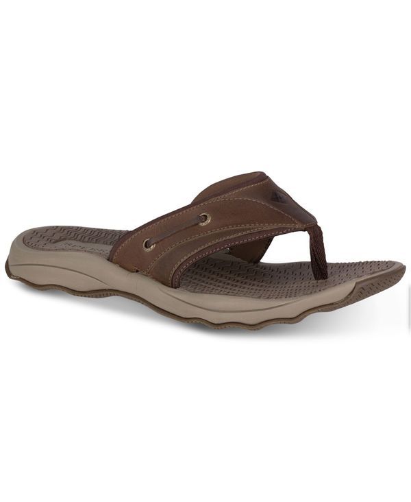 スペリー メンズ シューズ サンダル Sperry Mens Outerbanks Thong Sandals Brown ブラウン