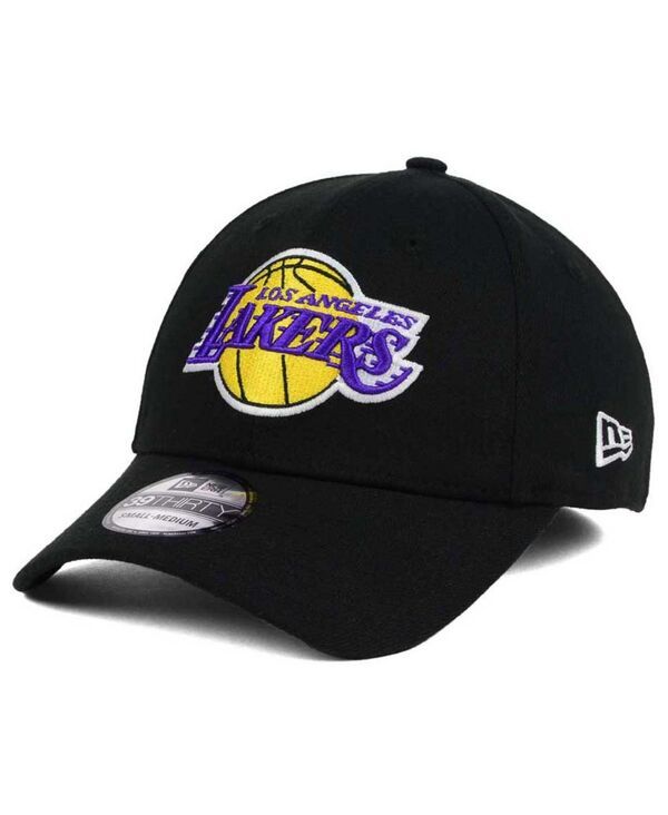 ニューエラ メンズ アクセサリー 帽子 キャップ New Era Los Angeles Lakers Team Classic 39THIRTY Cap Black ブラック