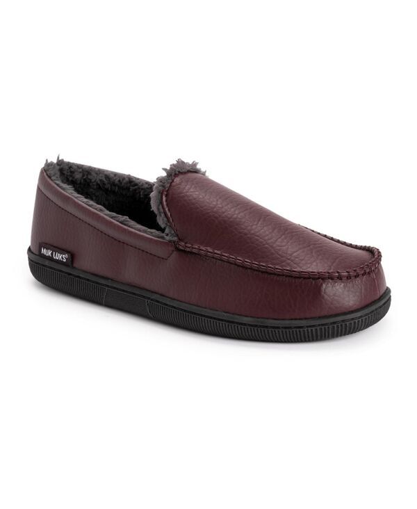 ムクルクス メンズ シューズ サンダル MUK LUKS Mens Moccasin Slippers Brown ブラウン