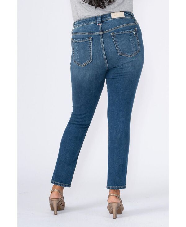 スリンク レディース ボトムス デニムパンツ プラスサイズ アンクル SLINK Jeans Plus Size High Rise Ankle Skinny Jeans Haisley