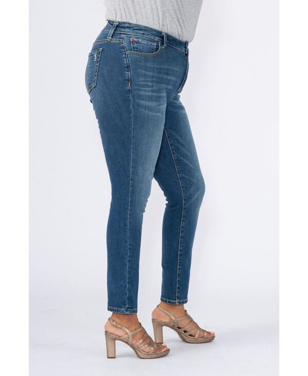 スリンク レディース ボトムス デニムパンツ プラスサイズ アンクル SLINK Jeans Plus Size High Rise Ankle Skinny Jeans Haisley