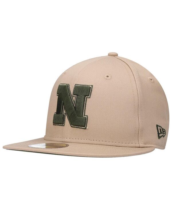 ニューエラ メンズ アクセサリー 帽子 New Era Mens Tan Nebraska Huskers Camel Rifle 59FIFTY Fitted Hat Tan タン