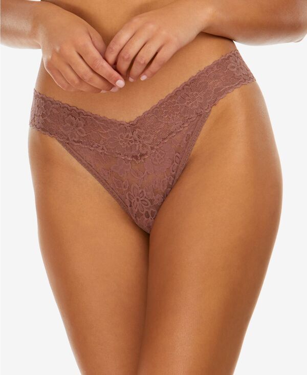 ハンキーパンキー レディース アンダーウェア パンツ レース Hanky Panky Womens Daily Lace Original Rise Thong 771101 All Spice