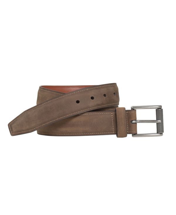ジョンストンアンドマーフィー メンズ アクセサリー ベルト レザー Johnston Murphy Mens Casual Oiled Leather Belt Brown ブラウン
