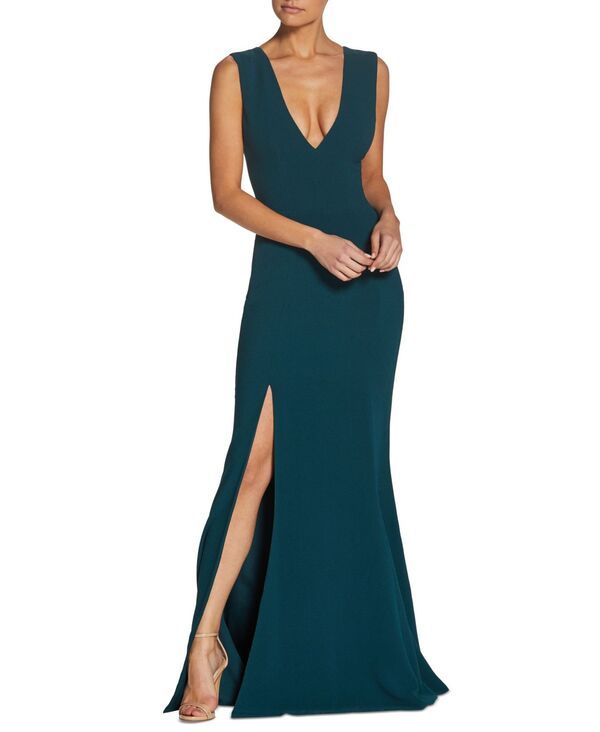 ドレスザポプレーション レディース トップス ワンピース Vネック Dress the Population Womensandra VNeck Gown Pine