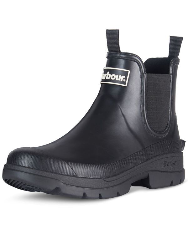 バブアー メンズ シューズ ブーツ・レインブーツ チェルシーブーツ チェルシー ブーツ Barbour Mens Nimbus Wellington Chelsea Boot Black ブラック
