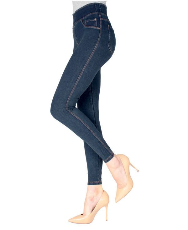 メモイ レディース ボトムス レギンス デニム MeMoi Denim Shaping Jean Womens Leggings Blue ブルー