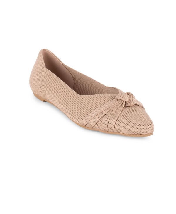 タハリ レディース シューズ パンプス ニット Tahari Womens Catalina Knit SlipOn Flats Natural