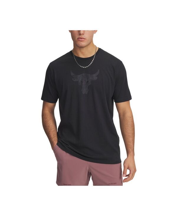 アンダーアーマー メンズ トップス Tシャツ 半袖 Under Armour Mens UA Project Rock Brahma Bull ShortSleeve TShirt Black Castlerock ブラック