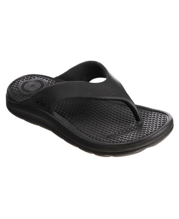 トーツ メンズ シューズ サンダル Totes Mens Ara Thong Sandals Black ブラック