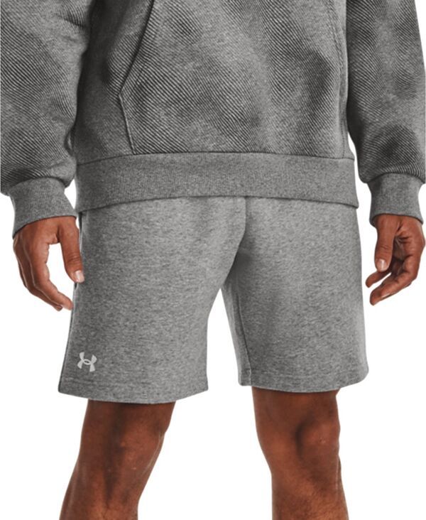 アンダーアーマー メンズ ボトムス ハーフパンツ・ショーツ ショートパンツ フリース Under Armour Mens Rival Fleece 10 Drawstring Shorts Castlerock Heather ヘザー