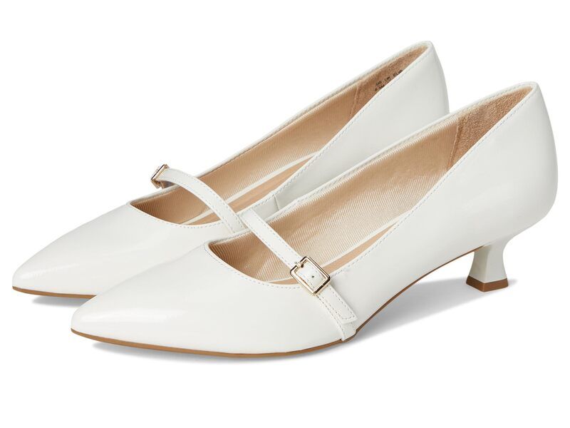ライフストライド レディース シューズ ヒール LifeStride Madelyn Mary Jane Shoes White Patent ホワイト