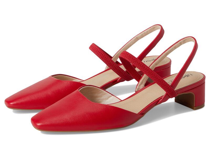 ライフストライド レディース シューズ ヒール LifeStride Lainey Fired Faux L レッド