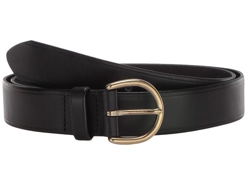 メイドウェル レディース アクセサリー ベルト レザー Madewell Medium Perfect Leather Beltrue Black ブラック