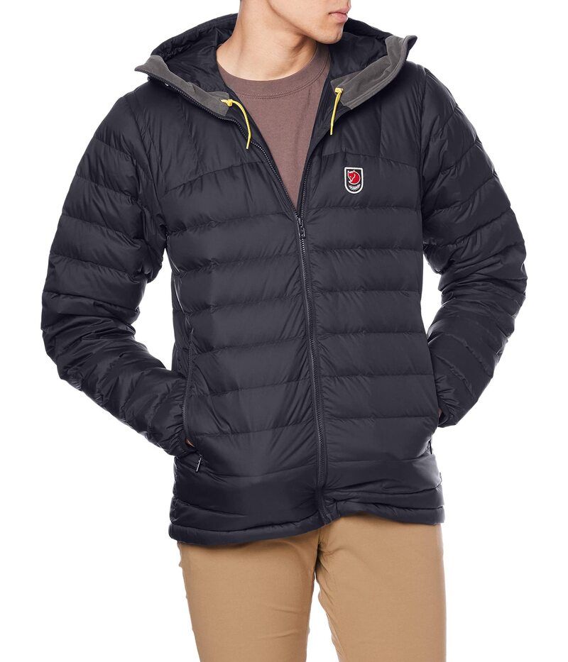 フェールラーベン メンズ アウター コート ダウン パーカー Fjallraven Expedition Pack Down Hoodie Black ブラック