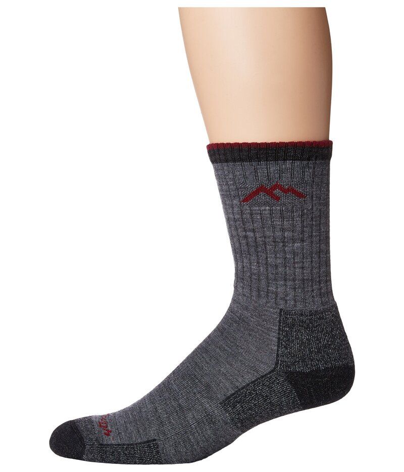 ダーンタフバーモント メンズ アンダーウェア 靴下 ウール Darn Tough Vermont Hiker Merino Wool Micro Crew Socks Cushion Charcoal チャコール