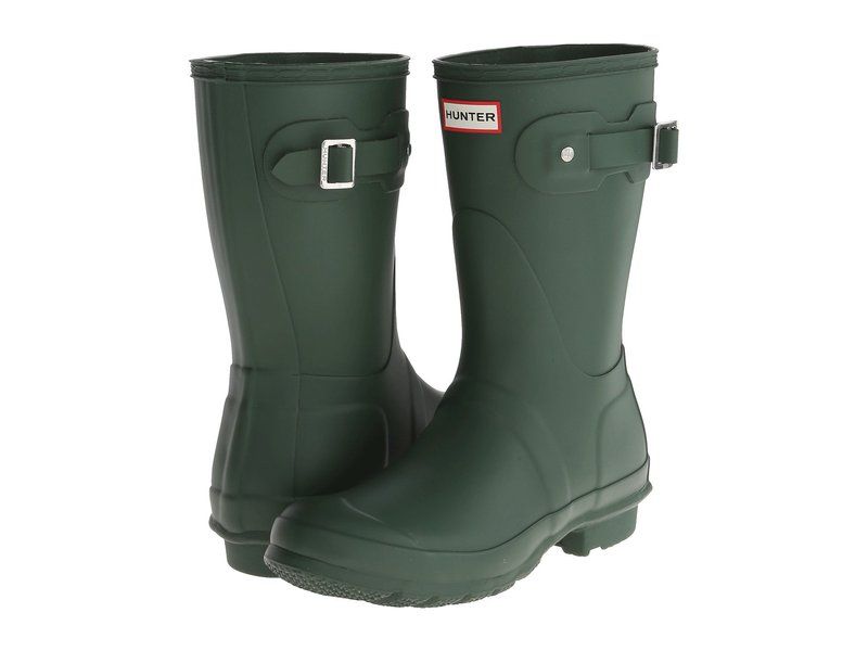 ハンター レディース シューズ ブーツ・レインブーツ Hunter Original Short Hunter Green グリーン