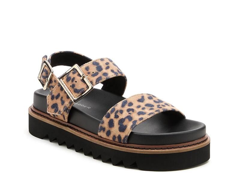 ケルシーダッガー レディース シューズ サンダル プラットフォーム Kelsi Dagger BrooklynKel Platform Sandal BrownBlack Leopard Print ブラック