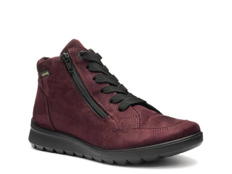 アラ レディース シューズ ブーツ・レインブーツ Ara Thistle Waterproof Bootie Burgundy バーガンディ