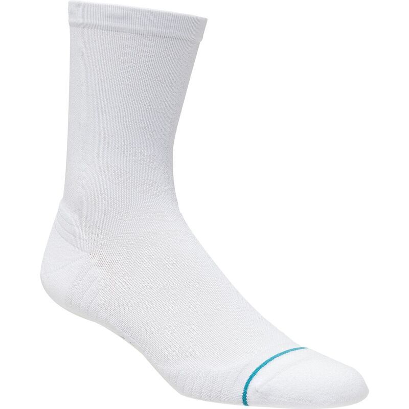 スタンス レディース アンダーウェア 靴下 Stance Run Light Crew Sock White ホワイト