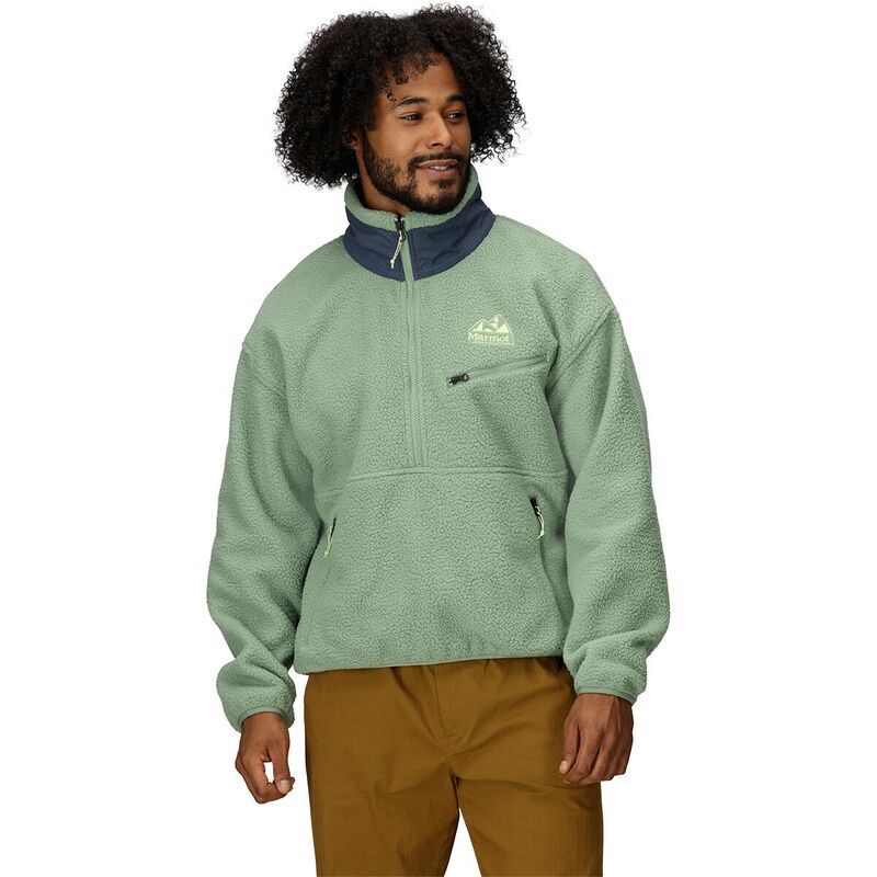 マーモット メンズ アウター ジャケット・ブルゾン フリース Marmot 94 ECO Recycled Fleece Jacket Mens Agate GreenThunderhead グリーン