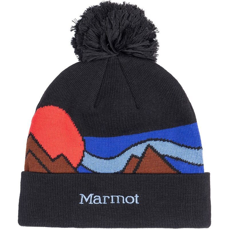 マーモット メンズ アクセサリー 帽子 Marmot Coastal Beanie Black ブラック