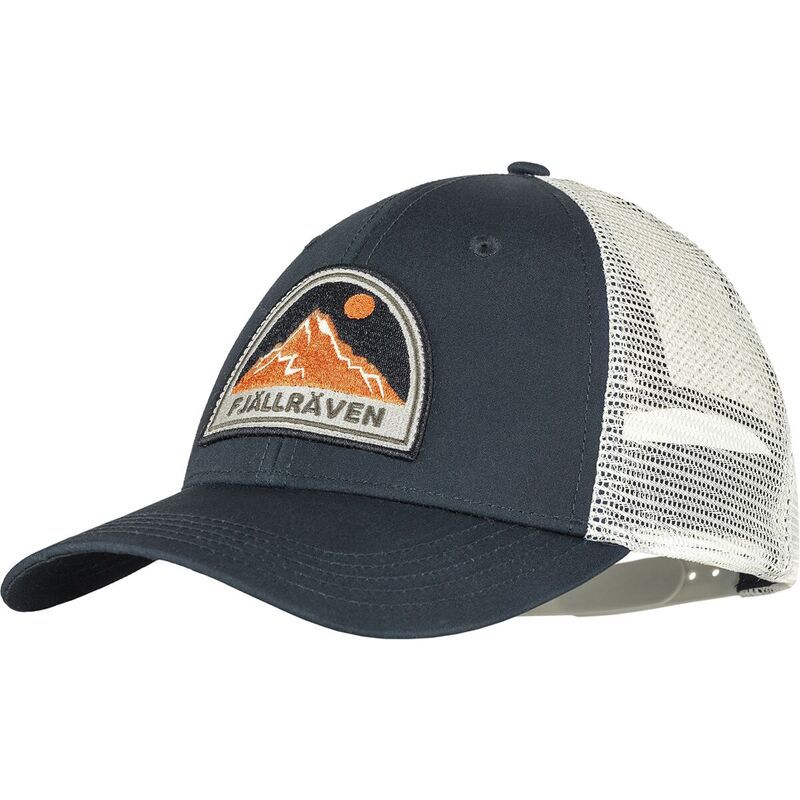フェールラーベン レディース アクセサリー 帽子 Fjallraven Badge Langtradarkeps Trucker Hat Navy ネイビー
