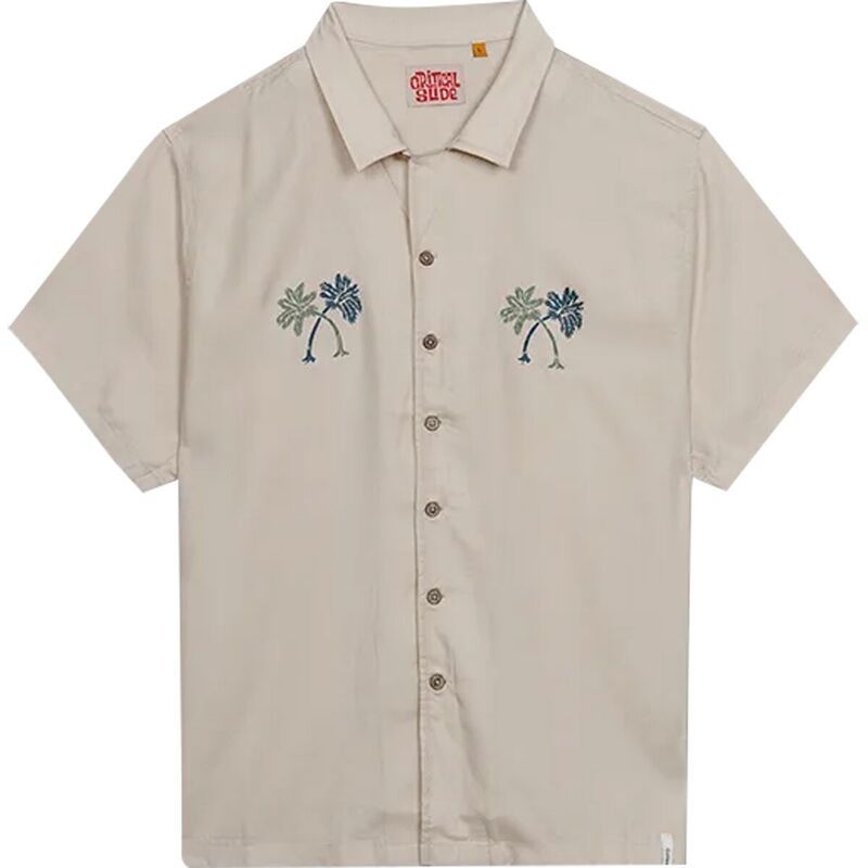 ティーシーエスエス メンズ トップス シャツ 半袖 The Critical Slide Society Very Nice ShortSleeve Resort Shirt Mens Ecru エクリュ