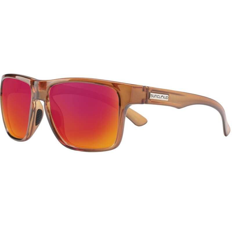 サンクラウドポラライズド メンズ アクセサリー サングラス・アイウェア Suncloud Polarized Optics Rambler Polarized Sunglasses Crystal AmberPolar Red Mirror レッド