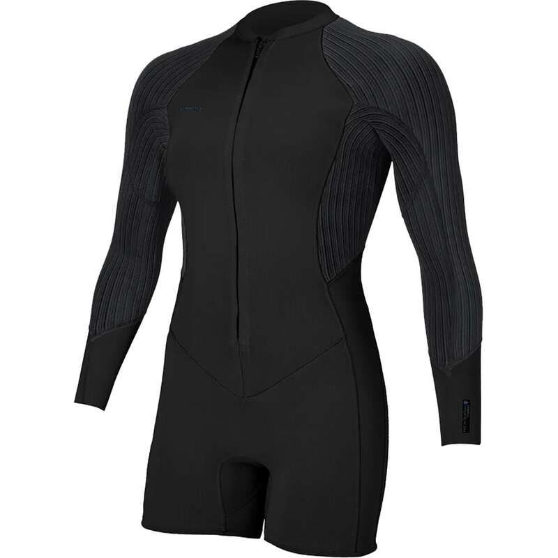 オニール レディース 水着 上下セット 長袖 ONeill Hyperfreak FullZip LongSleeve Surfsuit Womens BlackBlack ブラック