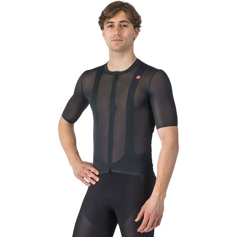 カステリ メンズ トップス Tシャツ 半袖 ジャージー Castelli Superleggera AC ShortSleeve Jersey Mens Light Black ブラック