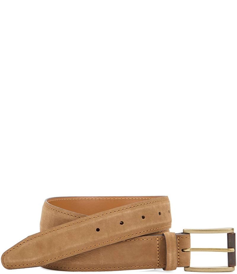 ジョンストンアンドマーフィー メンズ アクセサリー ベルト Johnston Murphy Mens Harford Nubuck Belt Camel キャメル