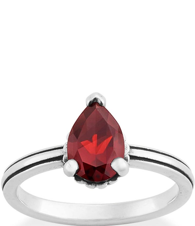 ジェームズ エイヴリー レディース アクセサリー 指輪 James Avery Treasured Gemstone Band Ring Garnet