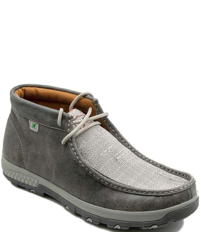 ツイステッドエックス メンズ シューズ ブーツ・レインブーツ Twisted X Mens Chukka Driving Moccasins Grey グレー