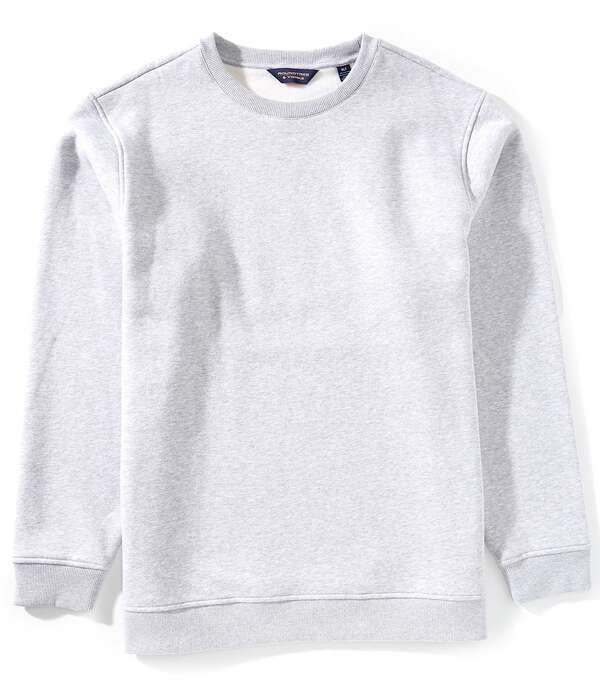 ラウンドトゥリーアンドヨーク メンズ アウター パーカー・スウェット パイル トール シャツ Roundtree Yorke Big Tallong Sleeve Solid Terry Sweatshirt Light Grey Heather グレー
