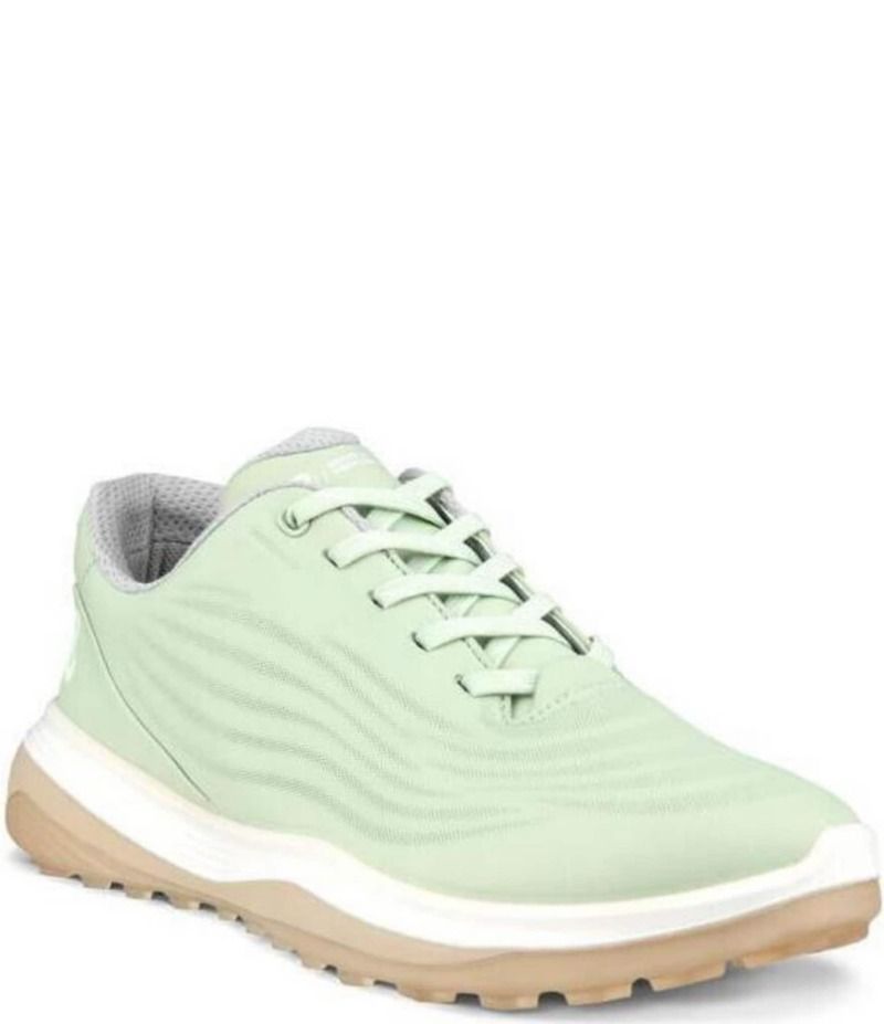 エコー レディース シューズ スニーカー レザー ECCO Womens Golf LT1 Waterproof Leather Golf Shoes Matcha