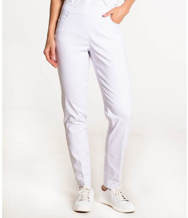 スポットハーレー レディース ボトムス カジュアルパンツ Sport Haley Full Length Mid Rise PullOn Pant White ホワイト