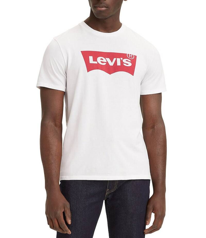 リーバイス メンズ トップス シャツ Tシャツ 半袖 グラフィック LevisR Graphic Batwing ShortSleeve SetIn Neck TShirt White ホワイト