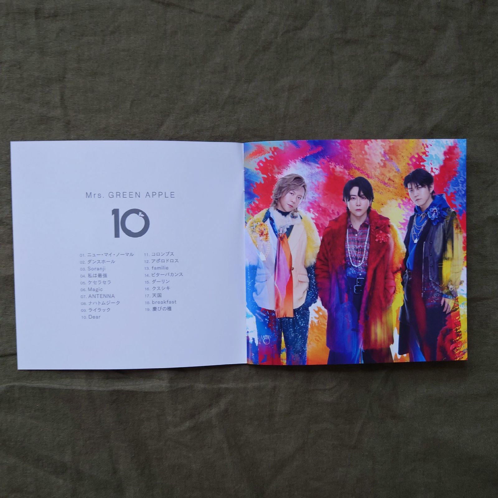 傷なし美盤 美ジャケ 新品同様 2025年 Mrs. Green Apple CD 10 帯付