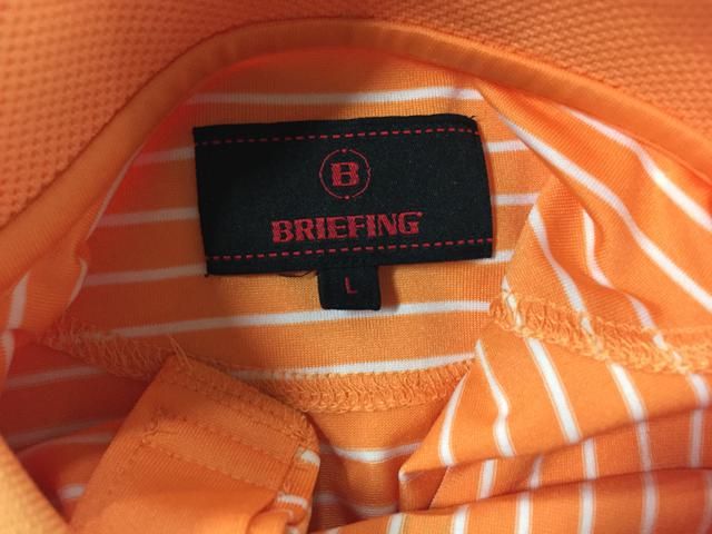 新品未使用BRIEFING オレンジ ポロシャツ ゴルフウェア BRIEFING GOLF（ブリーフィングゴルフ） ブリーフィング BRIEFING