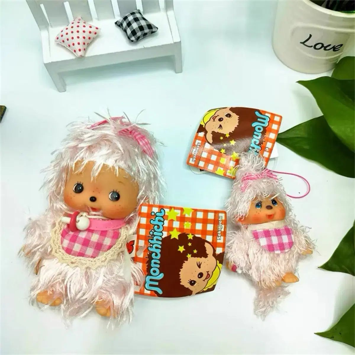モンチッチ モコモコ ベビチッチ ピンク セット