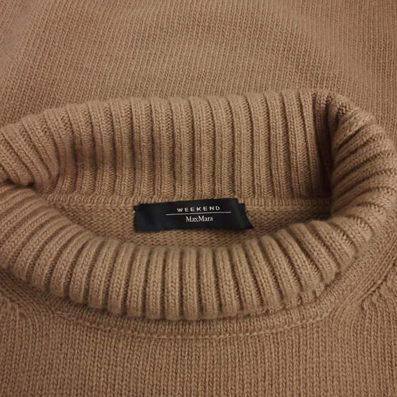 マックスマーラ ウィークエンドライン MAX MARA WEEKEND LINE ZURLO タートルネック ハイネック ウールニット セーター 長袖 S ブラウン 茶 53661113 マックスマーラ ウィークエンドライン MAX MARA WEEKEND LINE ZURLO タートルネック ハイネック ウールニット セーター 長袖 S ブラウン 茶 53661113