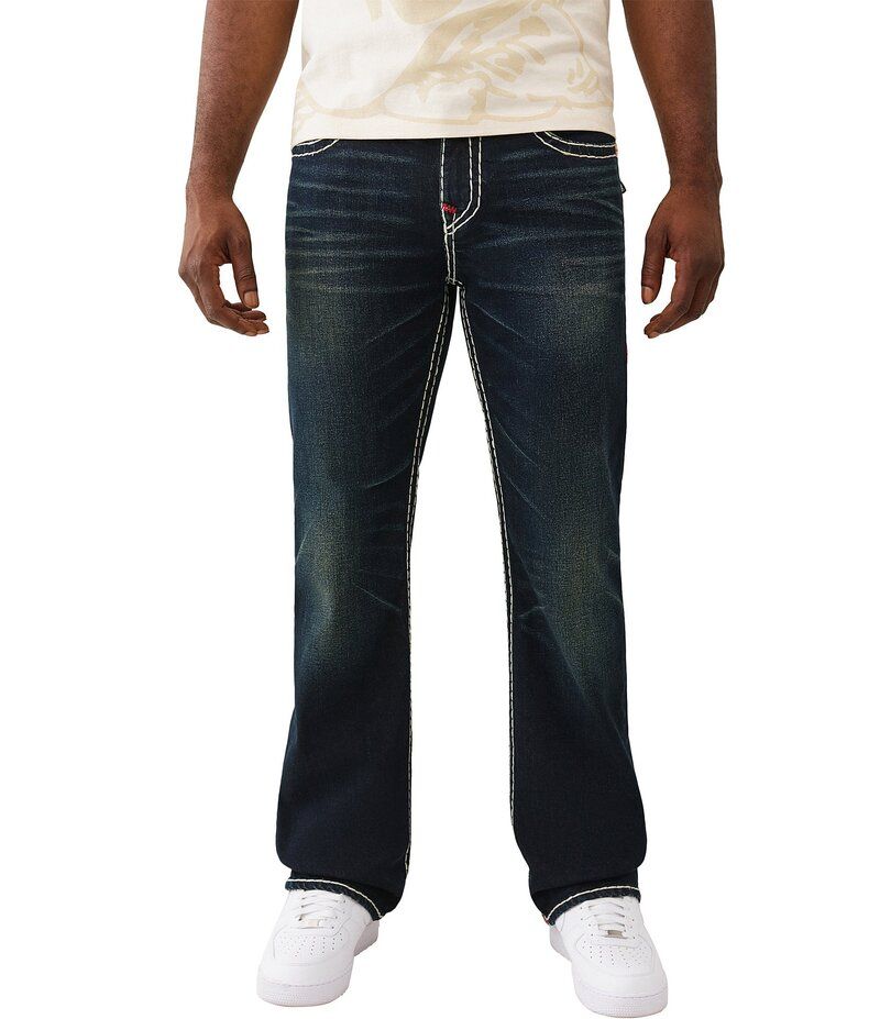 トゥルーレリジョン メンズ ボトムス デニムパンツ デニム ジーンズ True Religion Billy 32 Super T Denim Jeans Midnight デニム