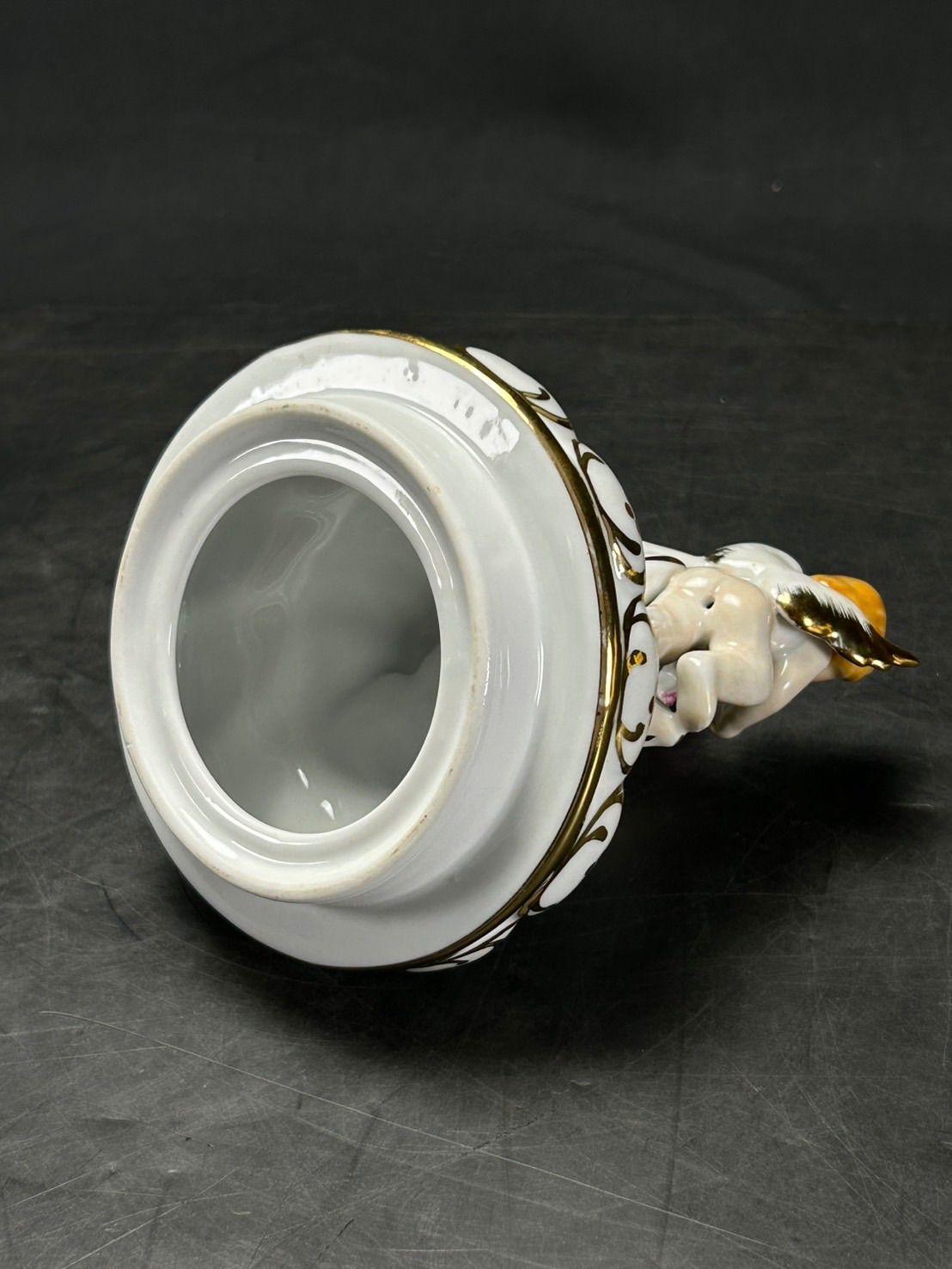 幽玄】Meissen マイセン ポプリ壺 陶器 精密品 装飾 アンティーク