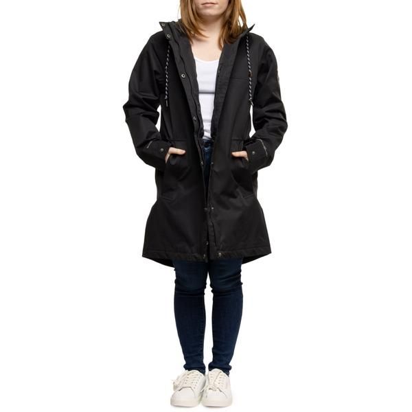 エディー バウアー レディース アウター ジャケット・ブルゾン パーカー Eddie Bauer Charly Rain Parka Waterproof Black ブラック