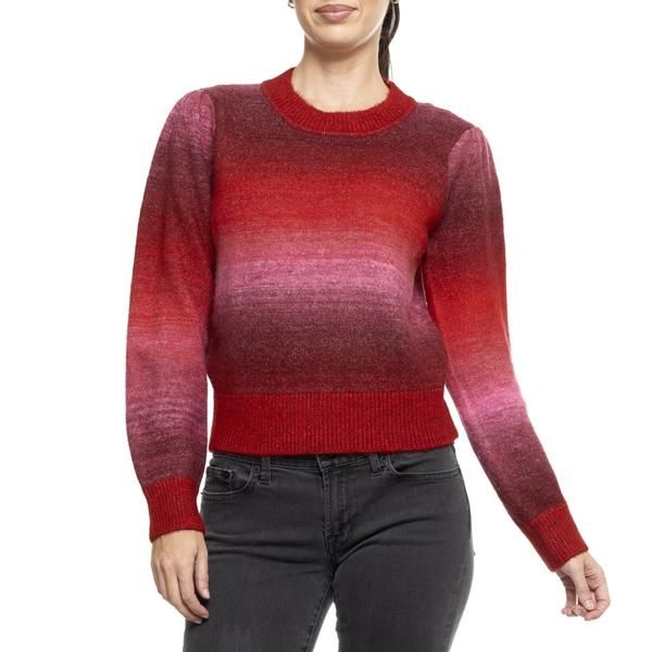 マリーン レイヤー レディース アウター ニット・セーター クルーネック Marine Layer Ayla Puffed Sleeve Sweater Crew Neck Warm Ombre